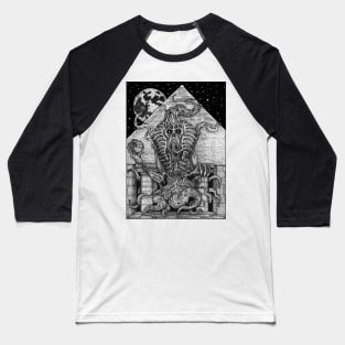 Crawling Chaos - Azhmodai 2018 Baseball T-Shirt